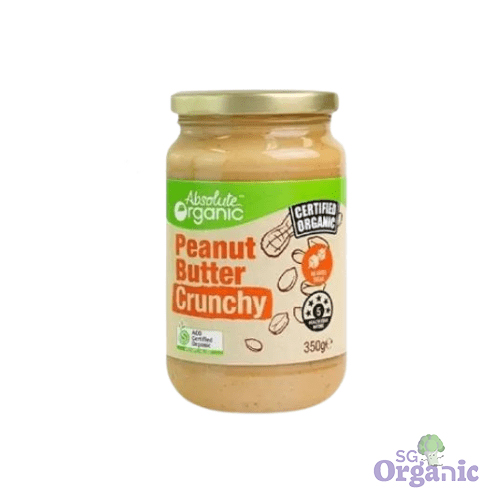 Absolute Organic Spread - Peanut Butter Crunchy (350g) Australia