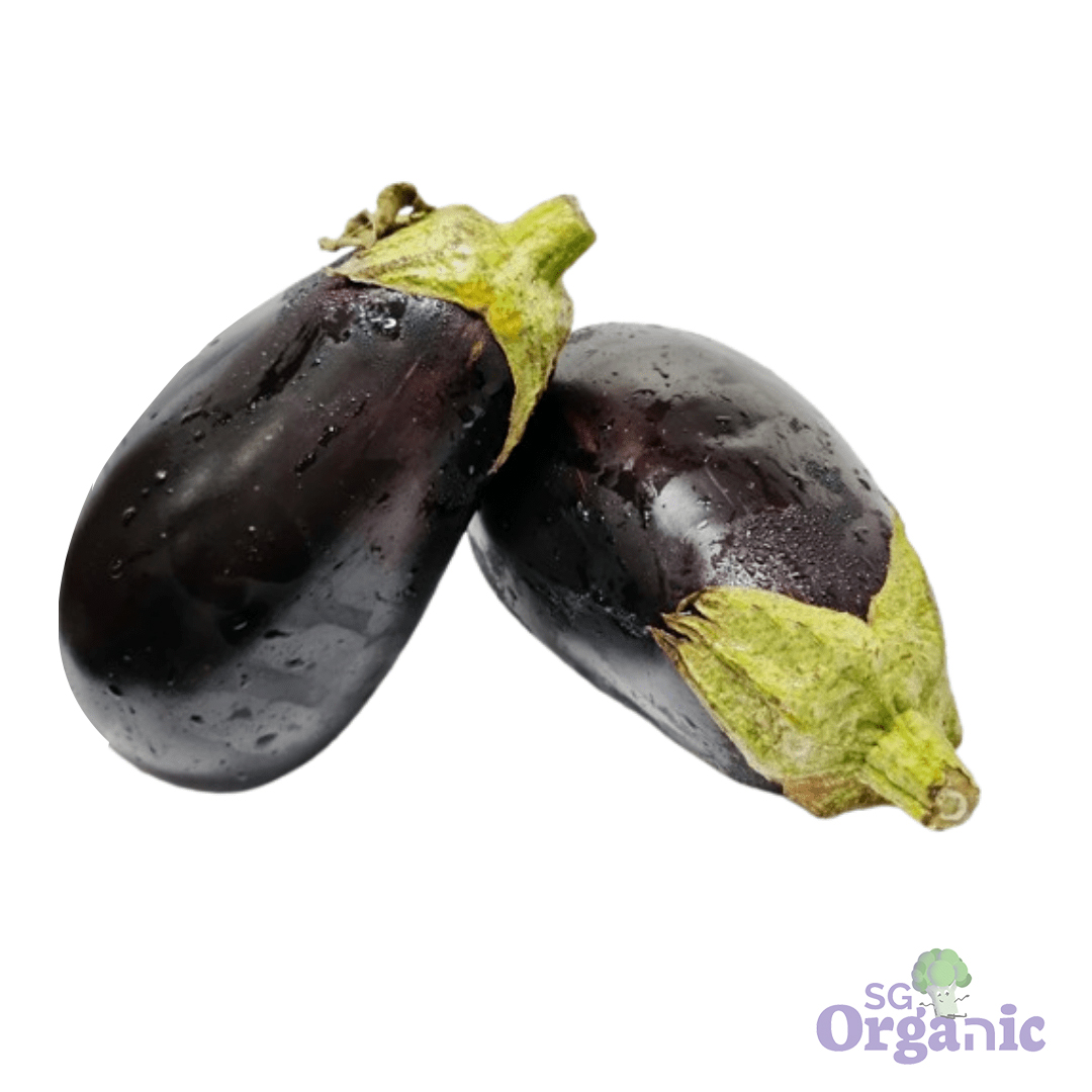 Organic Eggplant (each) Australia
