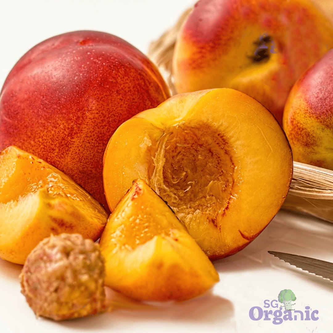 Organic Peach - Yellow (each) Australia